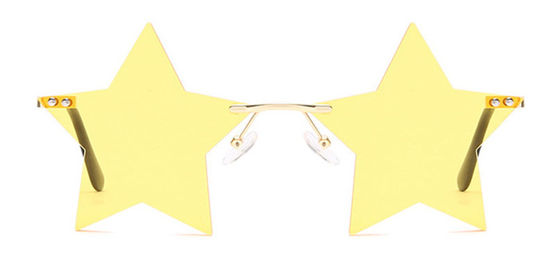 ATORSE® Novelty Shiny Gold Plastic Five-Point Star Shaped Sunglasses For  Kids : Amazon.in: Clothing & Accessories