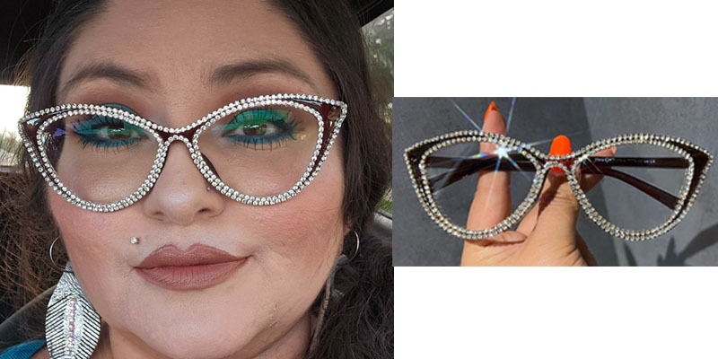 Eyeglasses with bling sales online